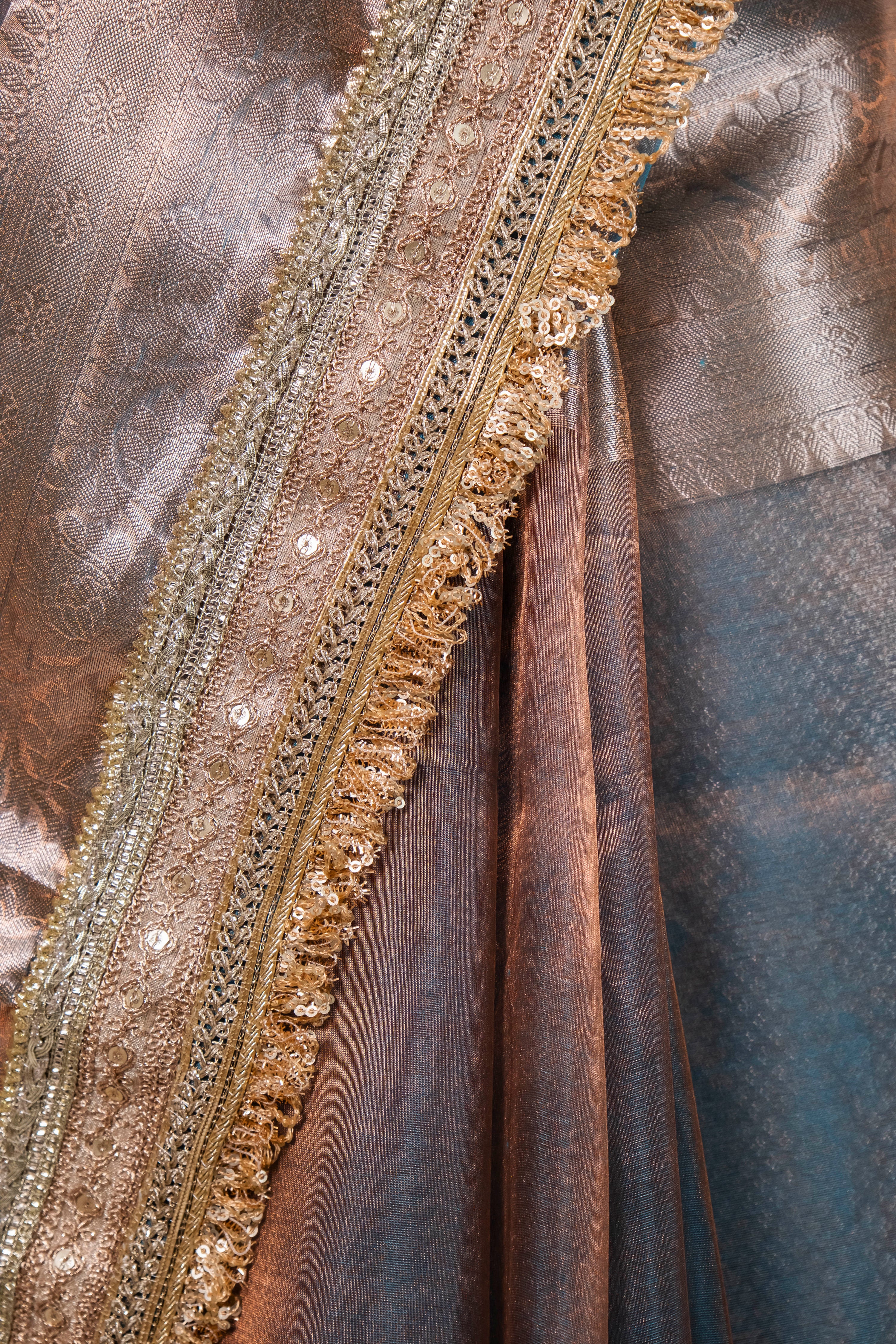 Banarasi Handloom Tissue Silk Saree - ATIS0505