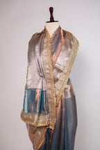 Banarasi Handloom Tissue Silk Saree - ATIS0505