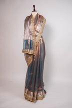 Banarasi Handloom Tissue Silk Saree - ATIS0505