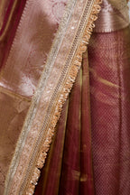 Banarasi Handloom Tissue Silk Saree - ATIS0606