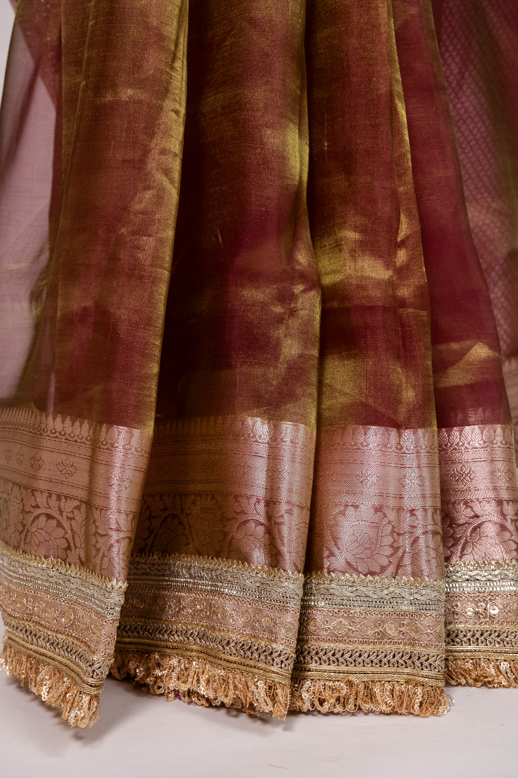 Banarasi Handloom Tissue Silk Saree - ATIS0606