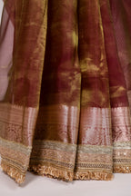 Banarasi Handloom Tissue Silk Saree - ATIS0606
