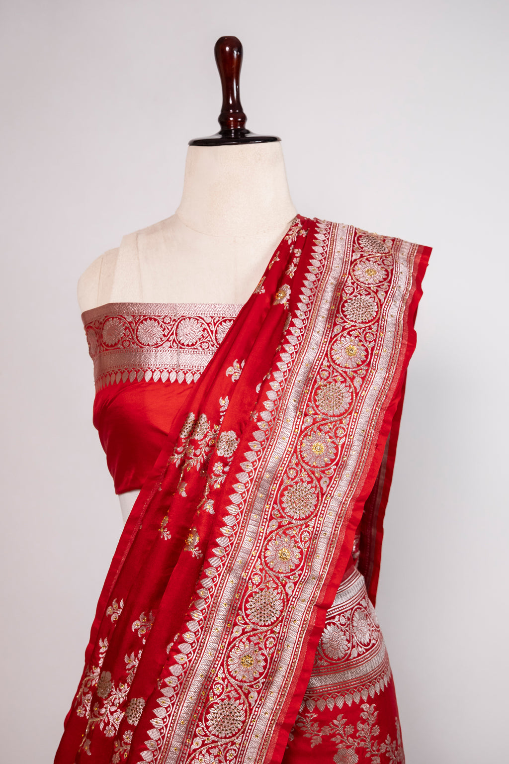 Banarasi Mashru Silk Saree - AMAS2838