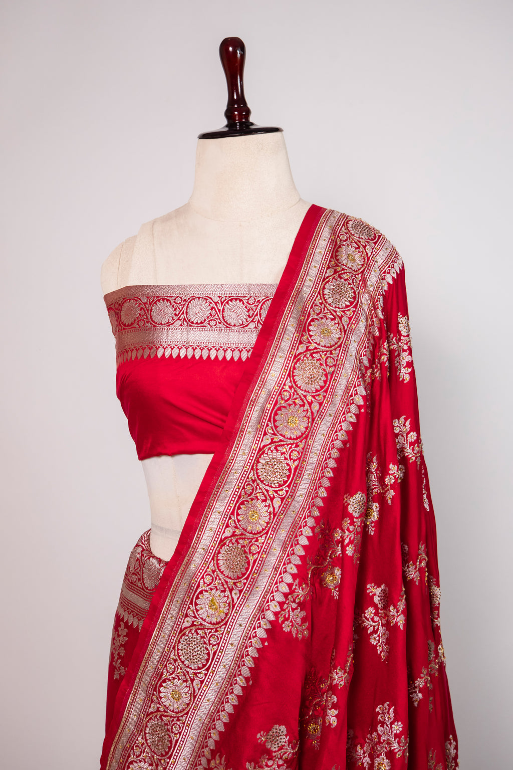 Banarasi Mashru Silk Saree - AMAS2838