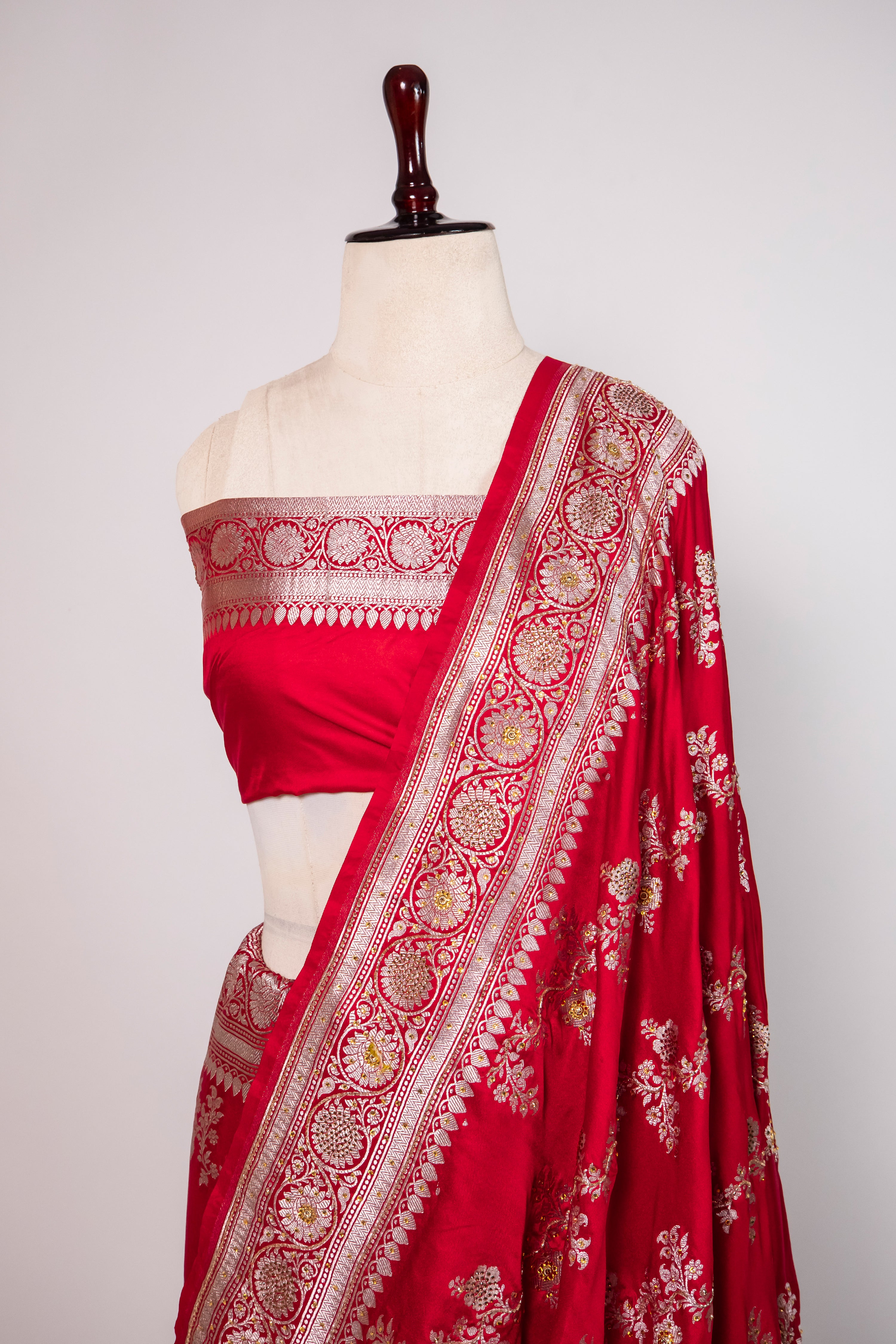 Banarasi Mashru Silk Saree - AMAS2838