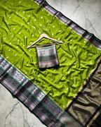 Banarasi Double Dupion Silk Saree - BDDGB01