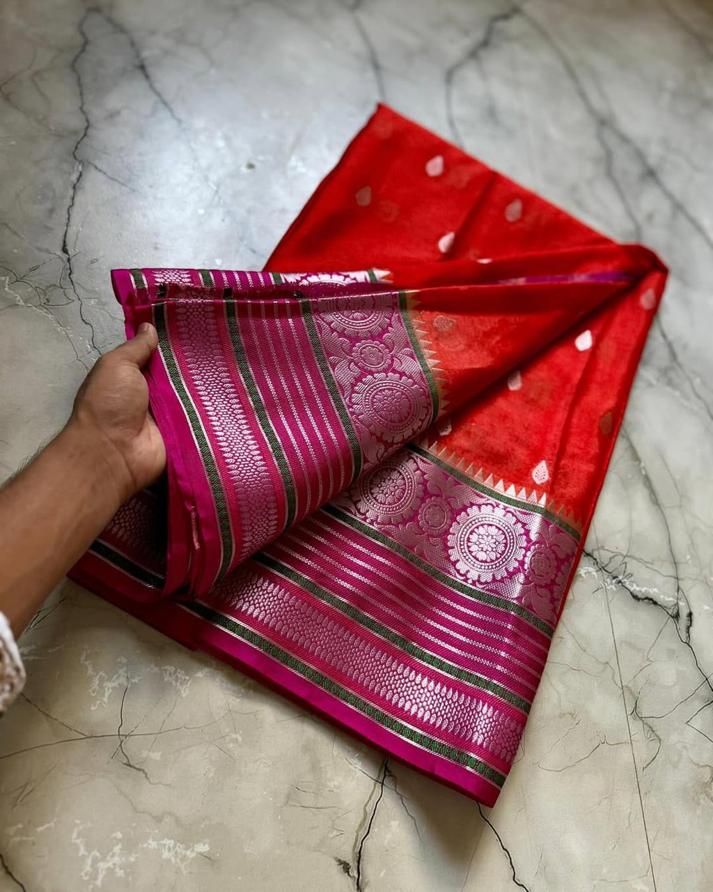 Banarasi Double Dupion Silk Saree - BDDOP03