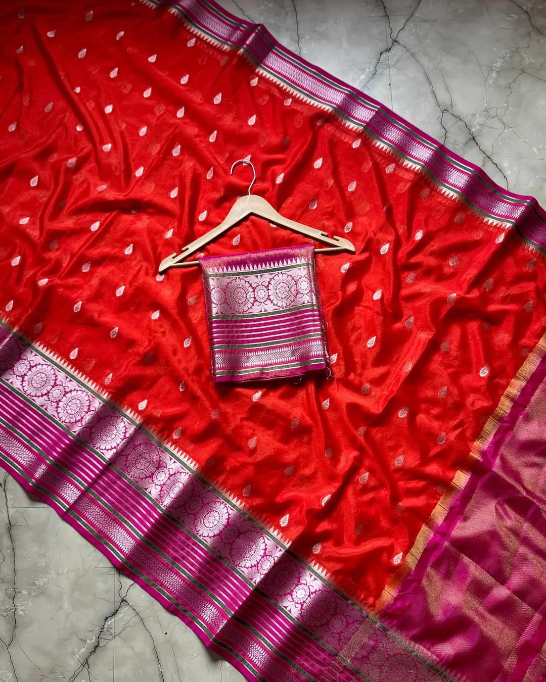 Banarasi Double Dupion Silk Saree - BDDOP03