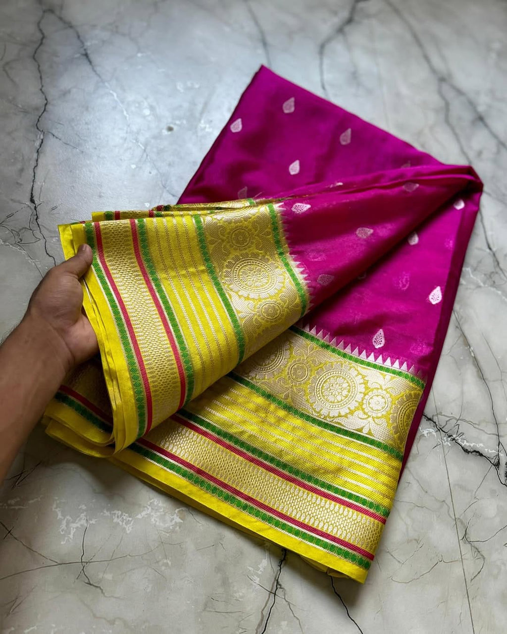 Banarasi Double Dupion Silk Saree - BDDPY04