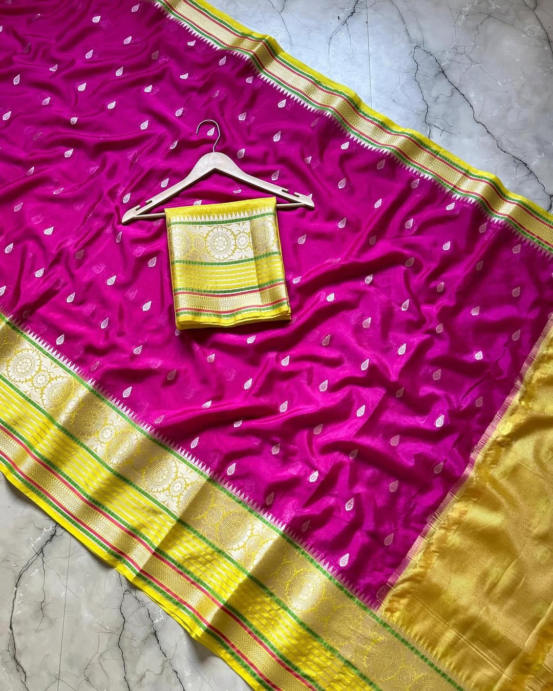 Banarasi Double Dupion Silk Saree - BDDPY04