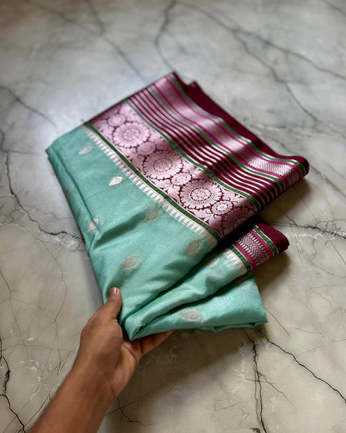 Banarasi Double Dupion Silk Saree - BDDBM02