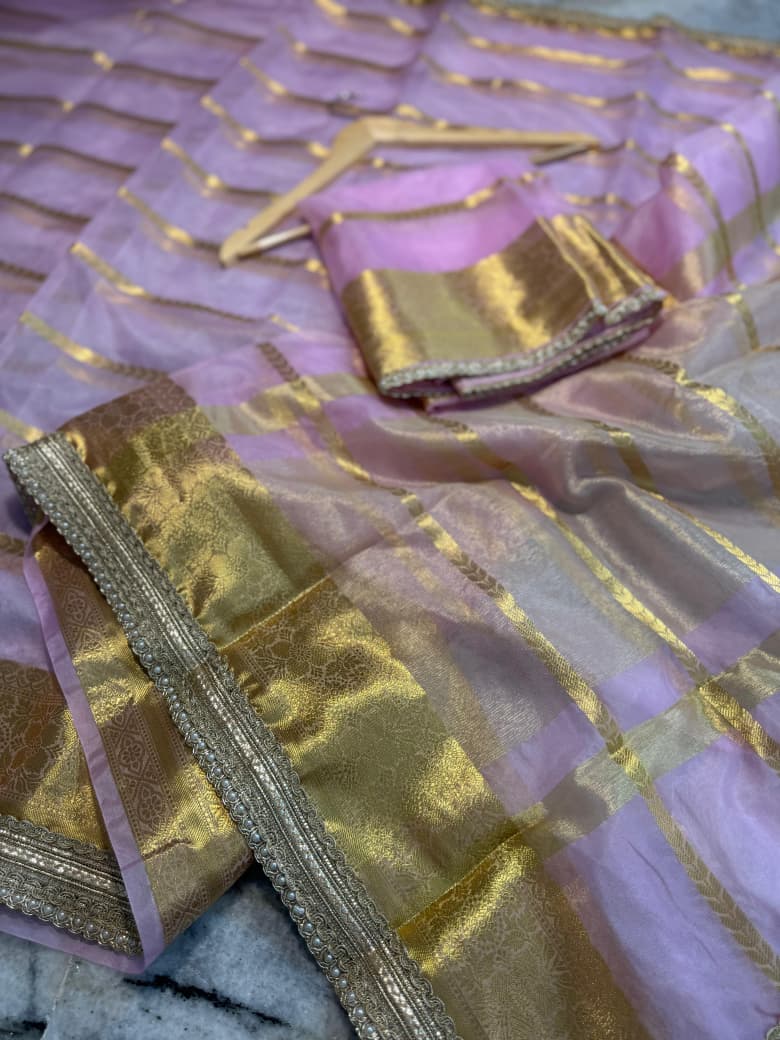 Banarasi Organza Silk Saree-BOPRG01