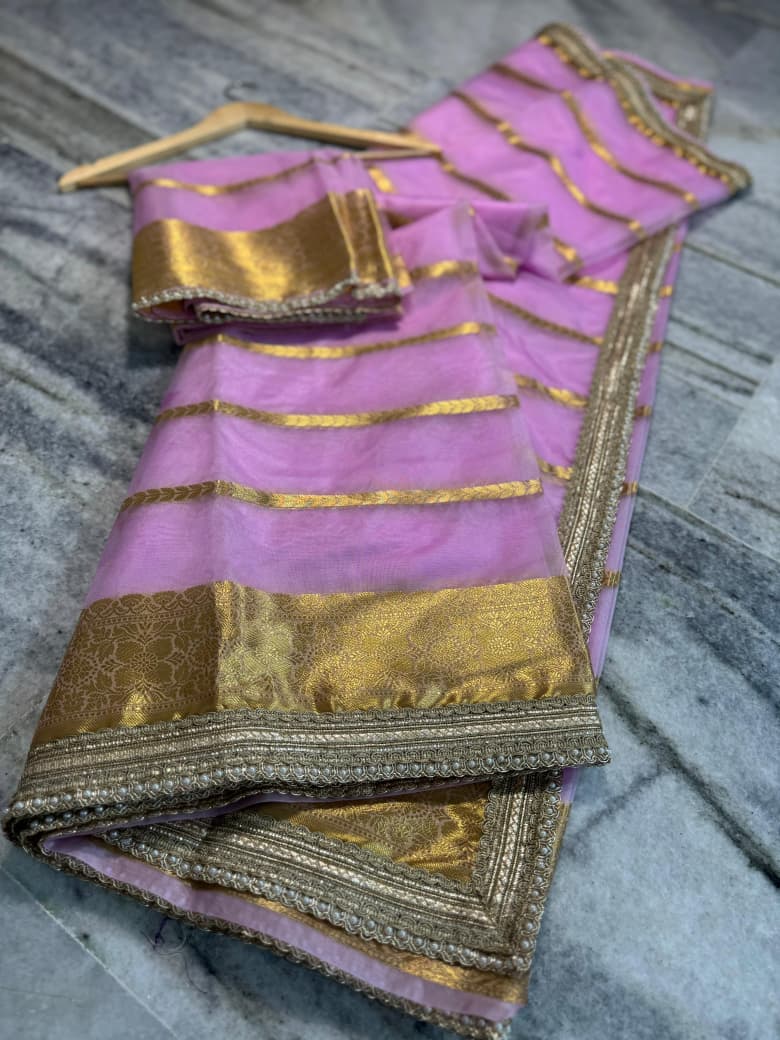 Banarasi Organza Silk Saree-BOPRG01