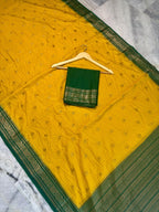 Banarasi Chinia Silk Saree-BCNYGR04