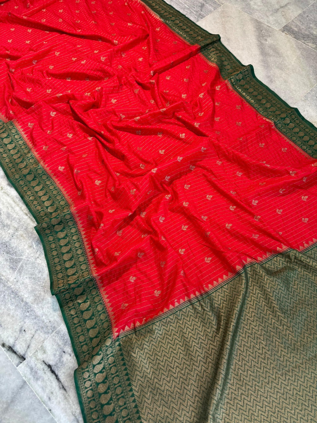 Banarasi Chinia Silk Saree-BCNRDG03