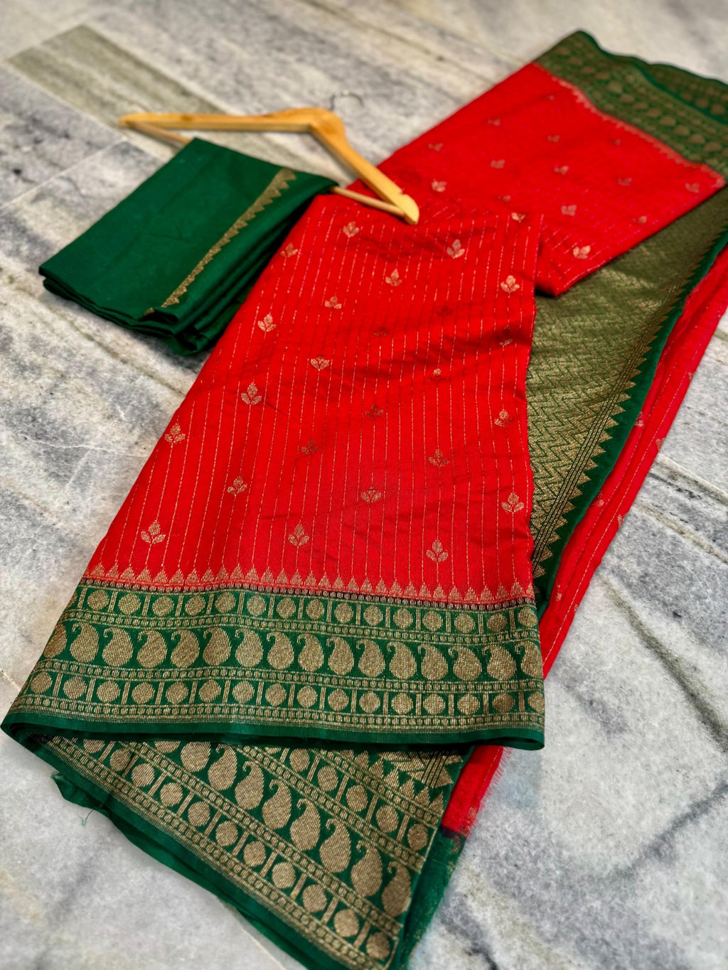 Banarasi Chinia Silk Saree-BCNRDG03