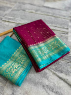 Banarasi Chinia Silk Saree-BCNWBL01