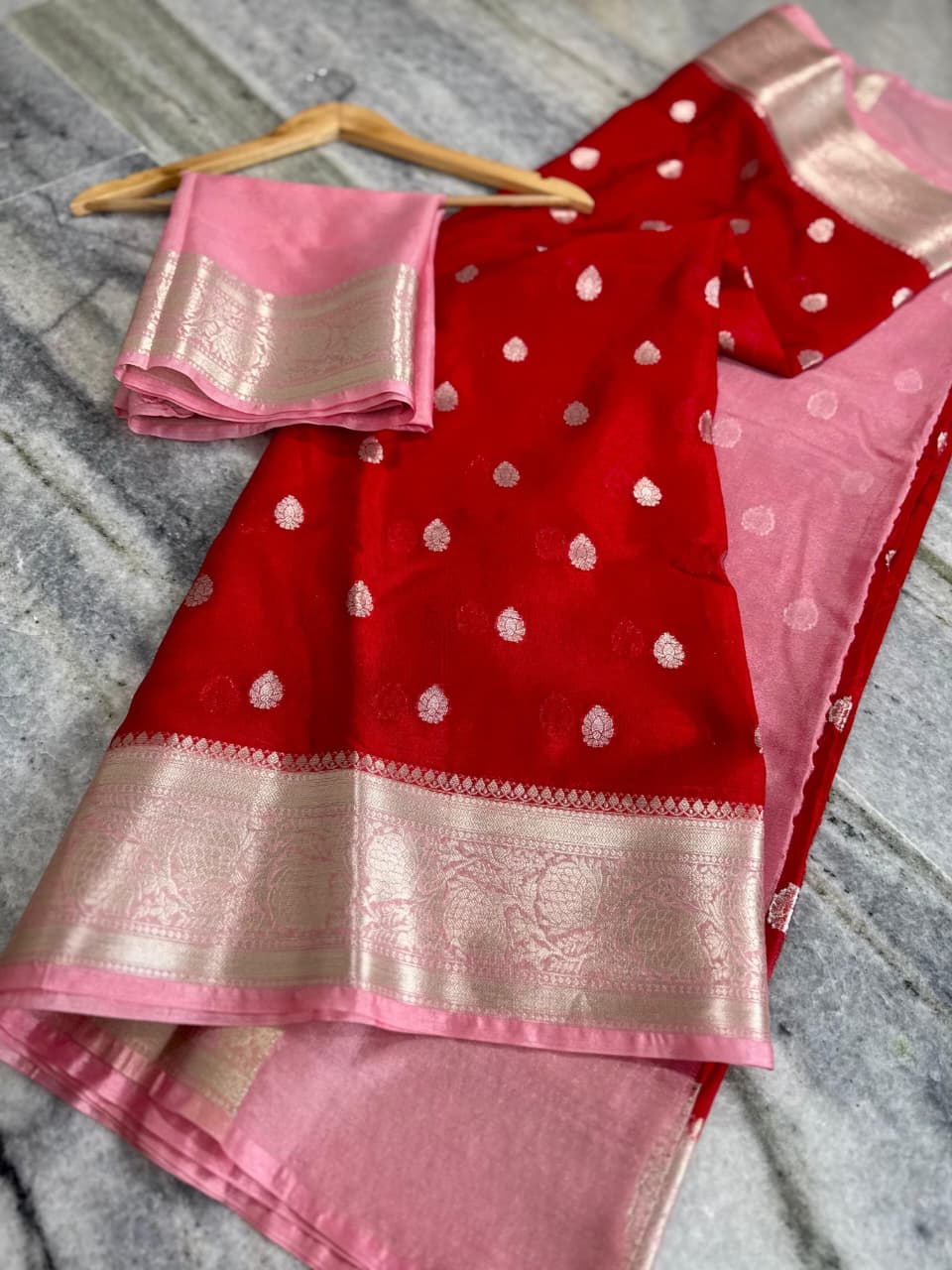 Banarasi Warm Silk Saree-BWSRD03