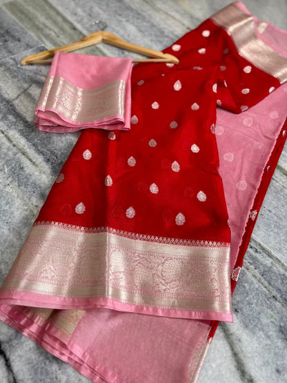 Banarasi Warm Silk Saree-BWSRD03