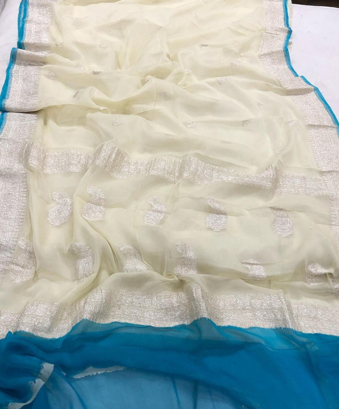 Banarasi Khaddi Buti Georgette Saree - BKBG006