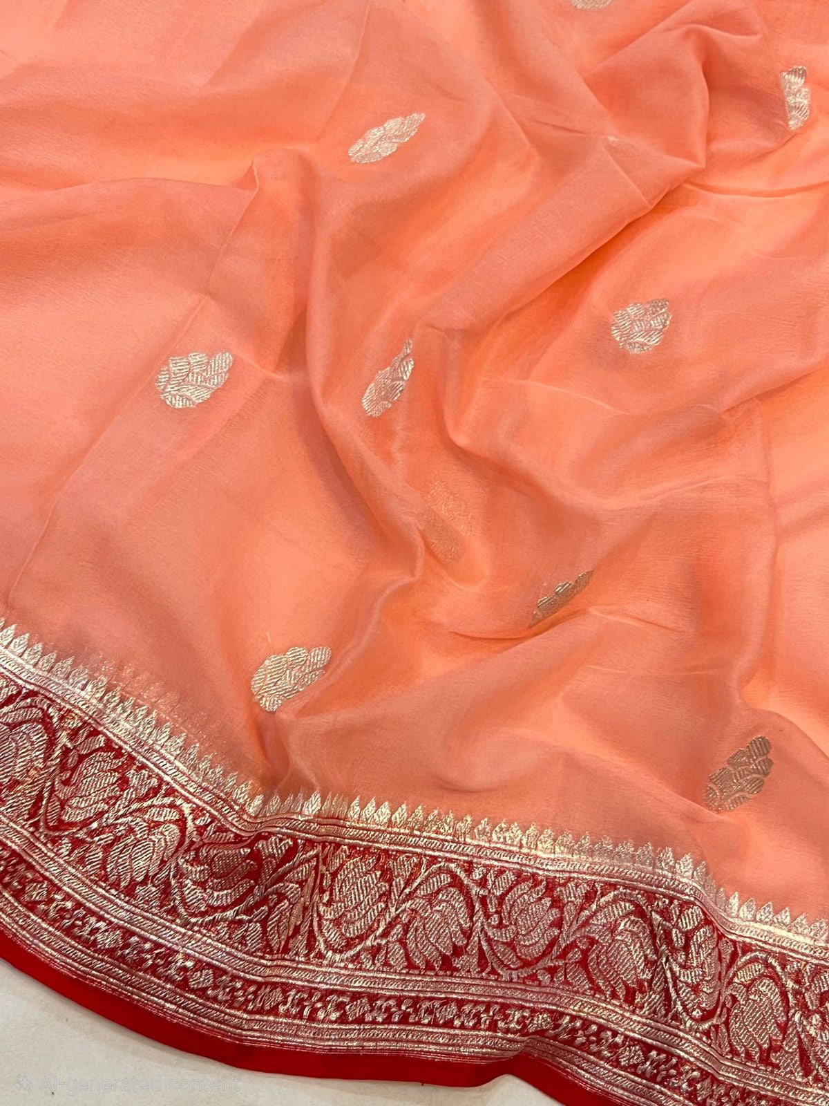 Banarasi Khaddi Buti Georgette Saree - BKBG007