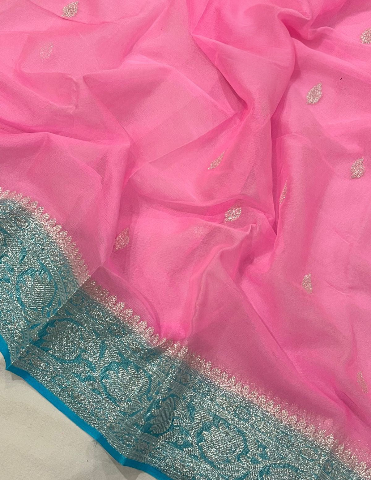 Banarasi Khaddi Buti Georgette Saree - BKBG008