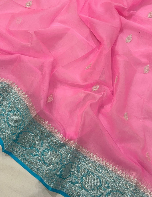 Banarasi Khaddi Buti Georgette Saree - BKBG008