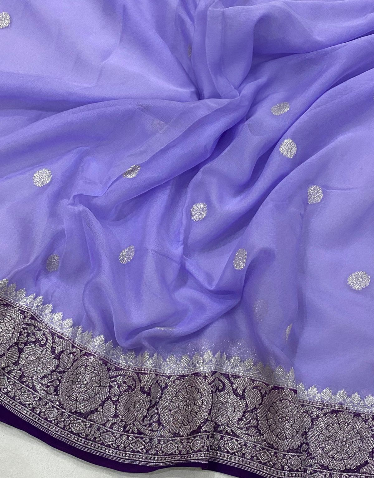 Banarasi Khaddi Buti Georgette Saree - BKBG010