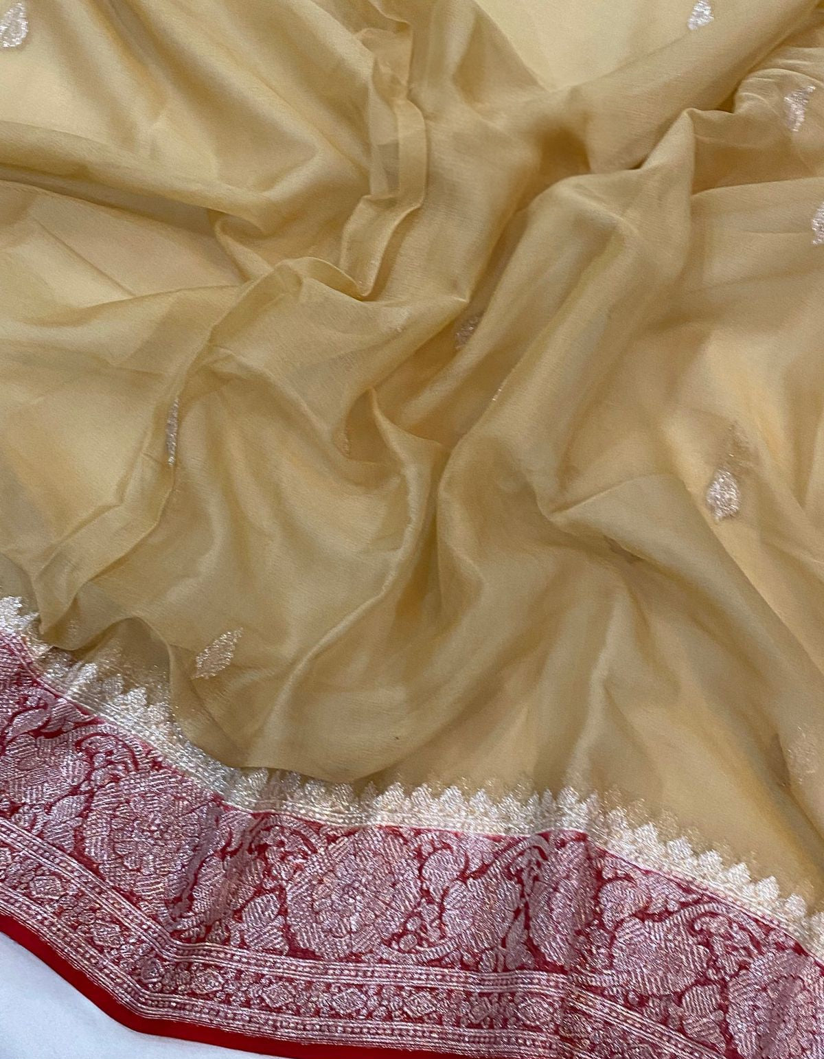 Banarasi Khaddi Buti Georgette Saree - BKBG013