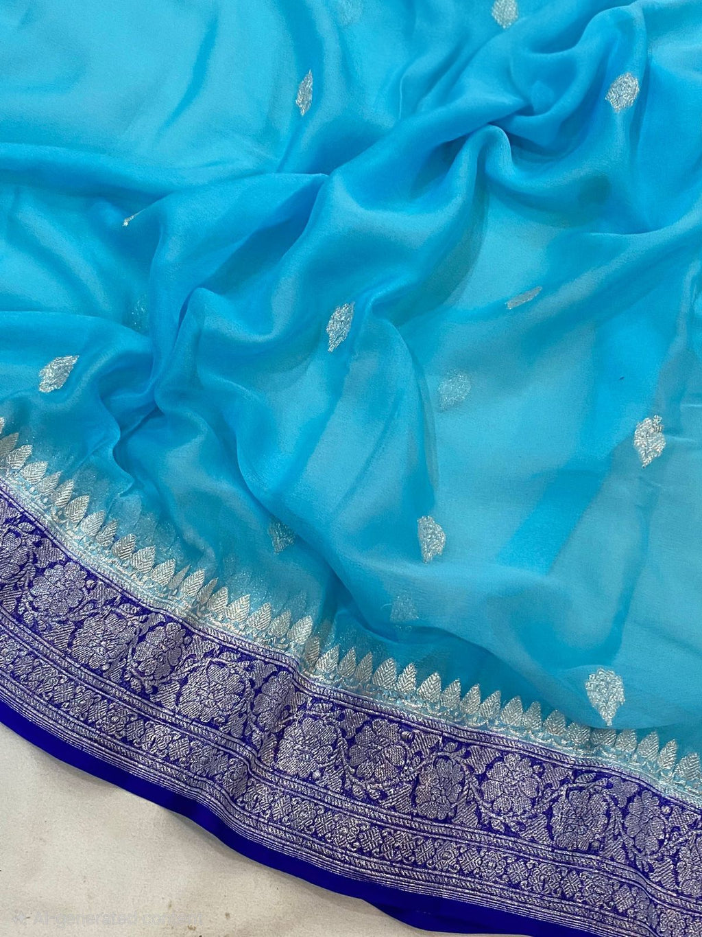 Banarasi Khaddi Buti Georgette Saree - BKBG002