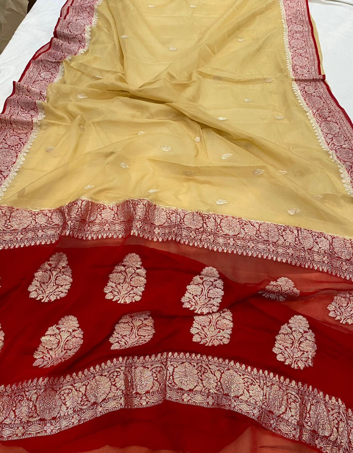 Banarasi Khaddi Buti Georgette Saree - BKBG005