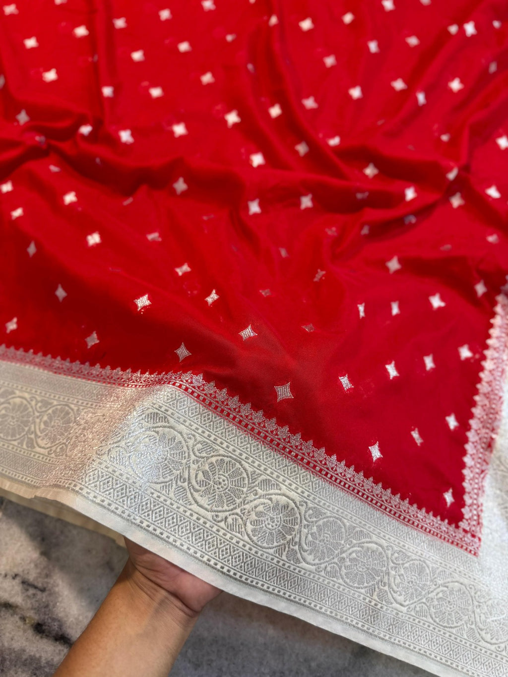 Banarasi Handloom Katan Georgette Semi Silk Saree - ABKG004