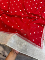 Banarasi Handloom Katan Georgette Semi Silk Saree - ABKG004