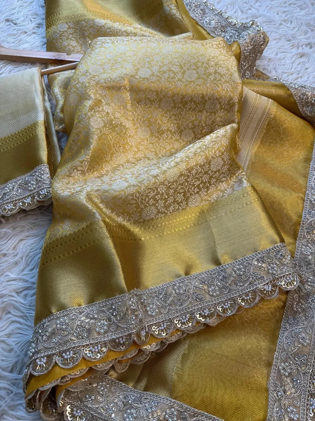 Banarasi Handloom Kanchipuram Silk Saree - BHKSG01