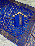 Banarasi Katan Silk Saree with Antique Zari Weaving - BKAZB01