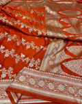 Premium Mashru Silk Saree with Vintage Ada Zari Weave - AMVZO1