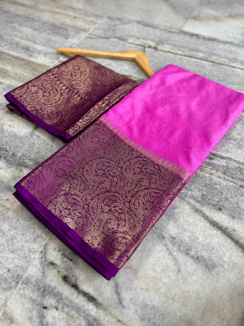 Banarasi Double Dupion Silk Saree - BDPSPM1