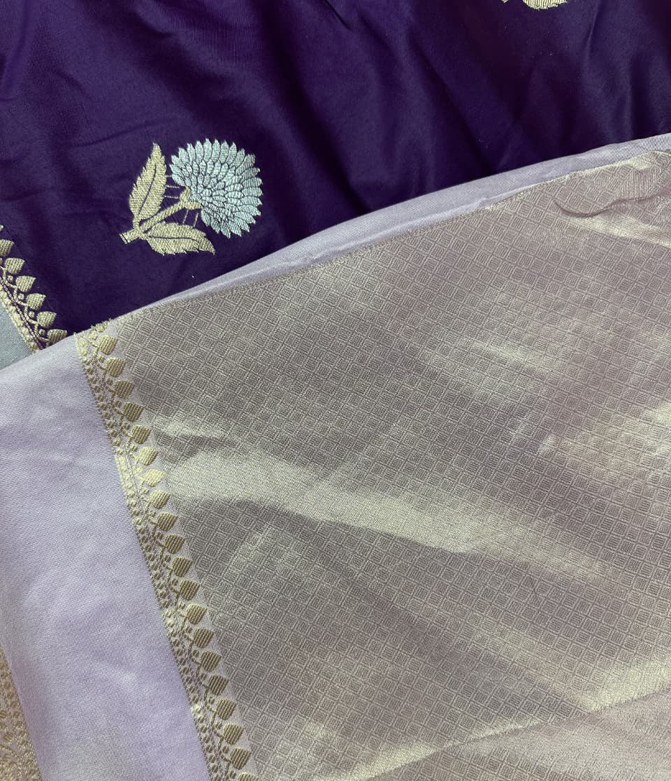 Banarasi Semi Dupion Warm Silk Saree - BSDWSP1