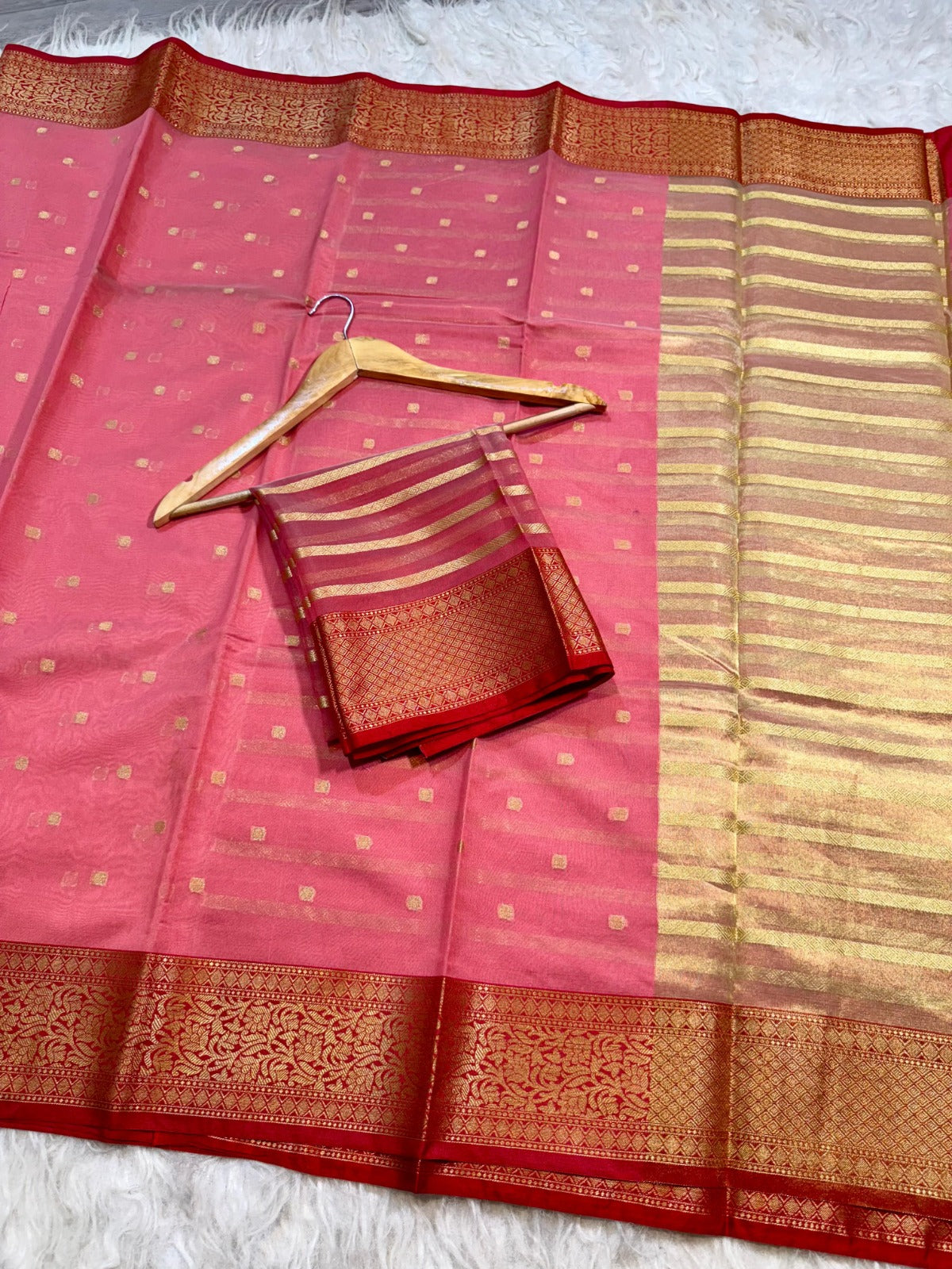 Banarasi Soft Kora Organza Silk Saree - BKOP01