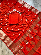 Banarasi Georgette Silver Zari Saree - BHSZR01