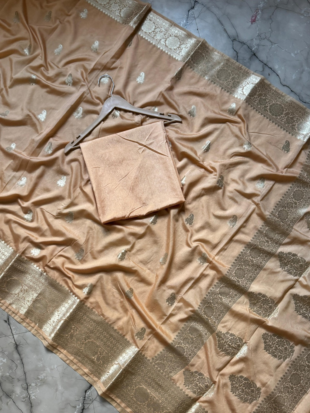 Banarasi Georgette Silver Zari Saree - BHSZPH1