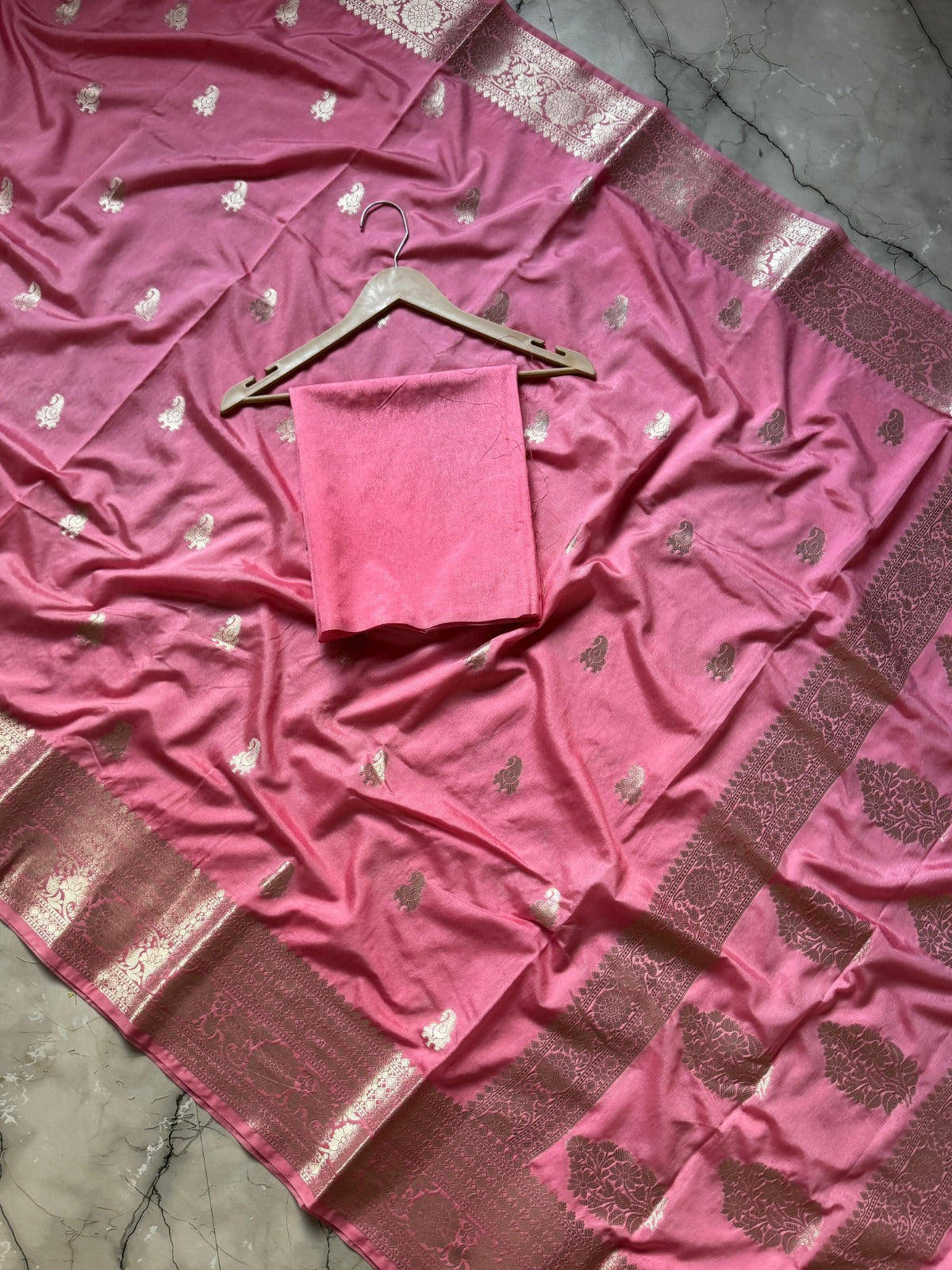 Banarasi Georgette Silver Zari Saree - BHSZP01