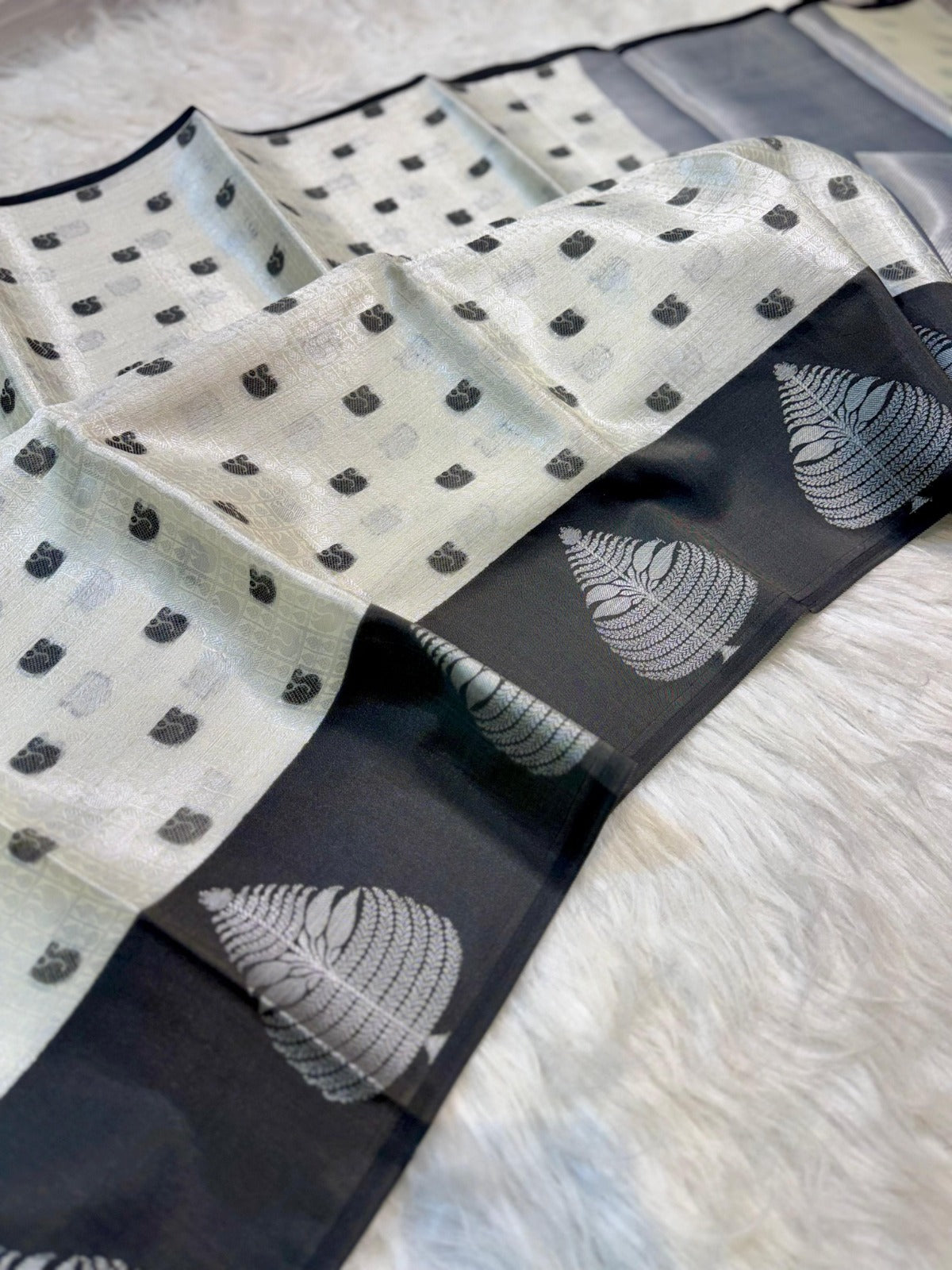 Banarasi Soft Katan Silk Tissue Saree -BKSTBW1