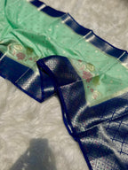 Banarasi Soft Katan Georgette Silk Saree - BSKGSG1