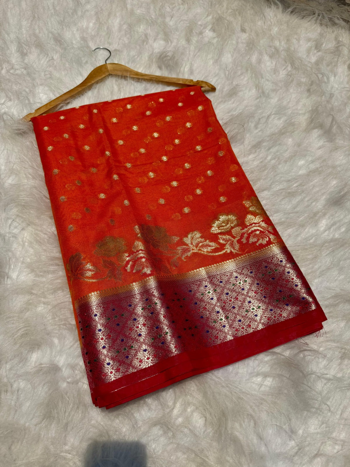 Banarasi Soft Katan Georgette Silk Saree - BSKGO01