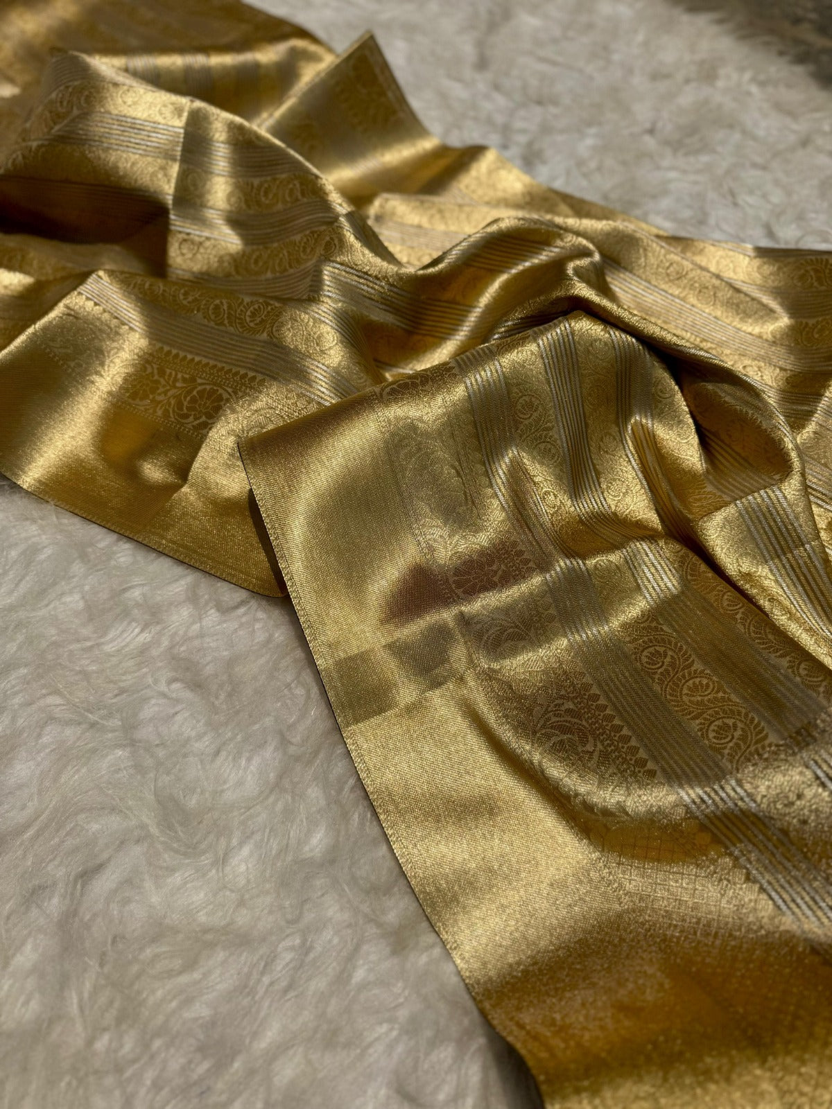 Banarasi Soft Tissue Silk Saree - BSTG4K1