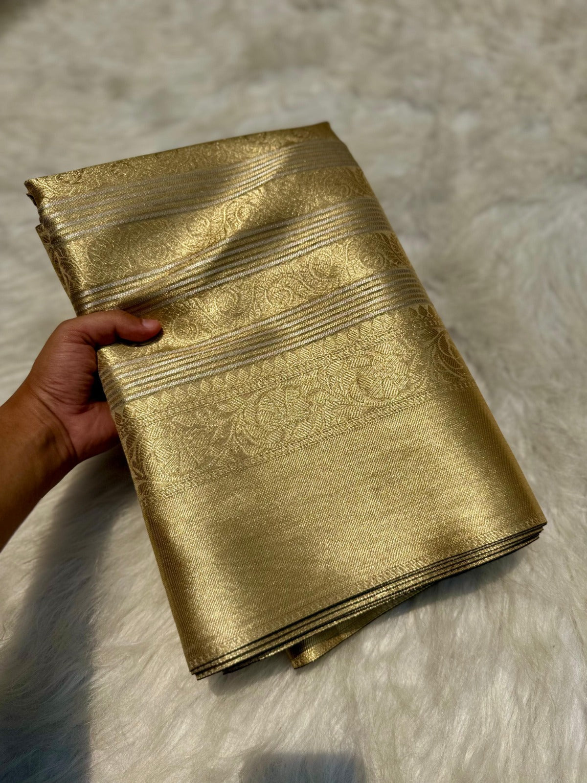 Banarasi Soft Tissue Silk Saree - BSTG4K1