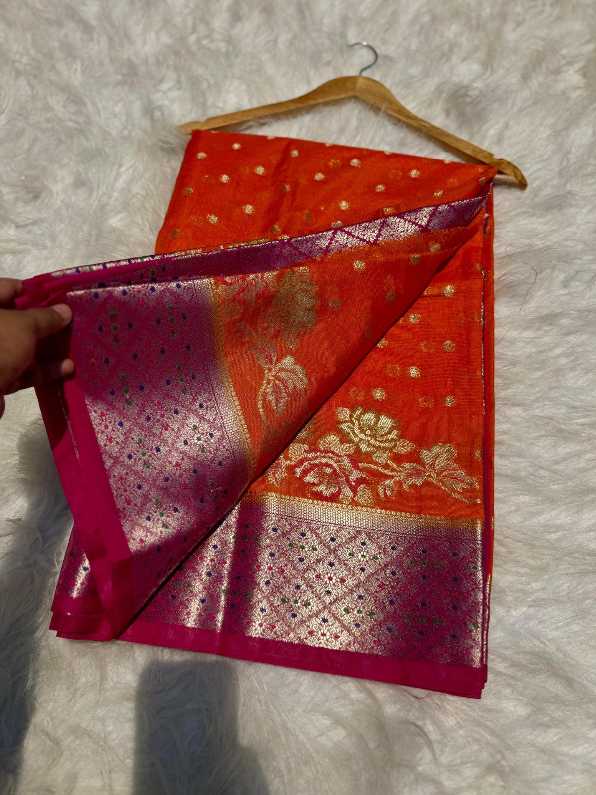 Banarasi Soft Katan Georgette Silk Saree - BSKGO01