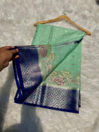 Banarasi Soft Katan Georgette Silk Saree - BSKGSG1