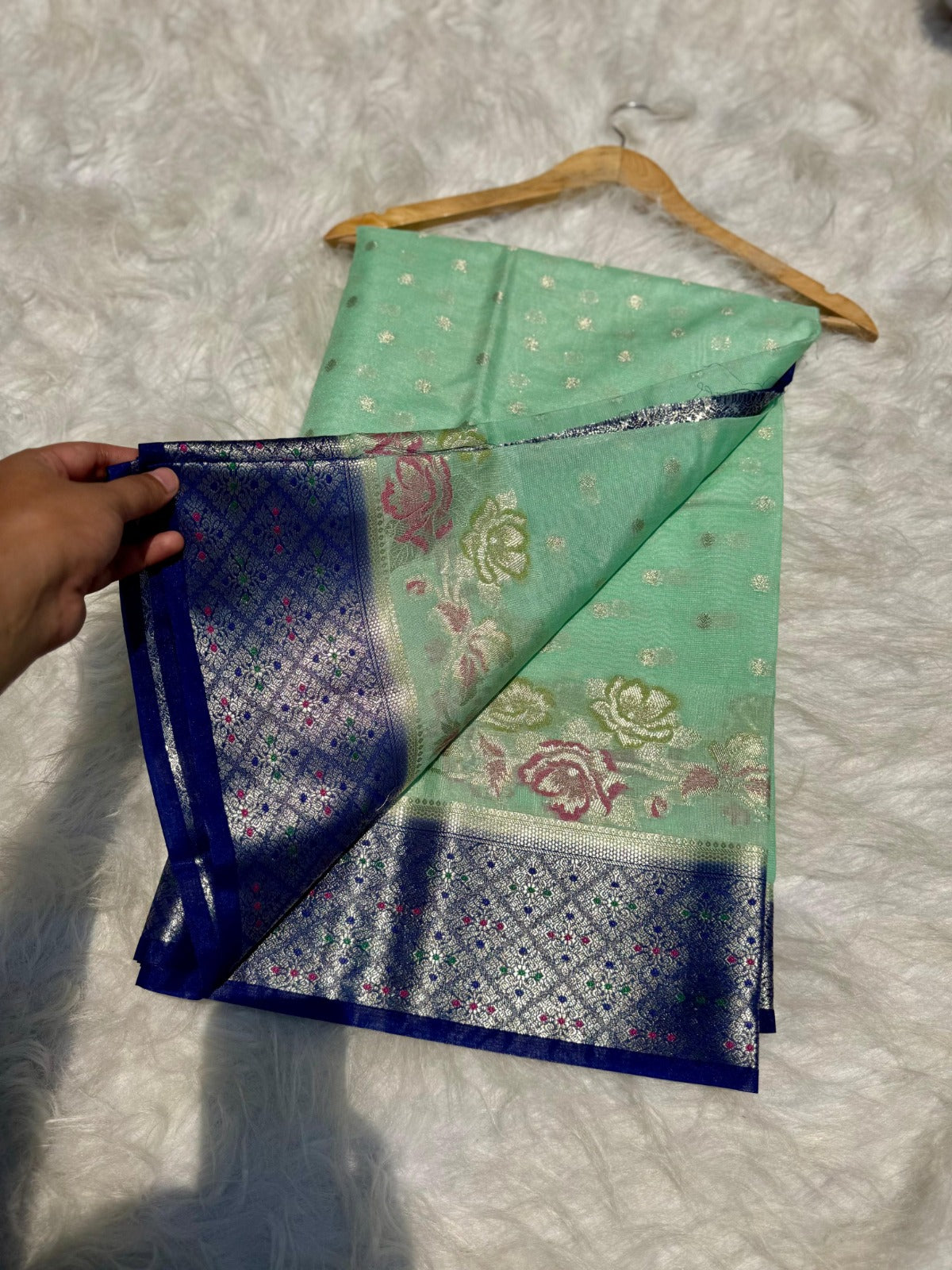 Banarasi Soft Katan Georgette Silk Saree - BSKGSG1